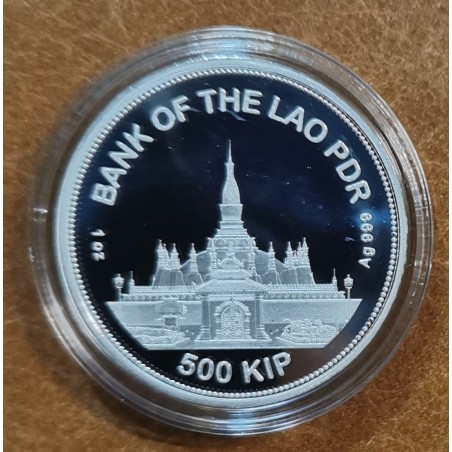 euroerme érme 500 Kip Laosz 2022 - Tigris (1 oz. Ag)