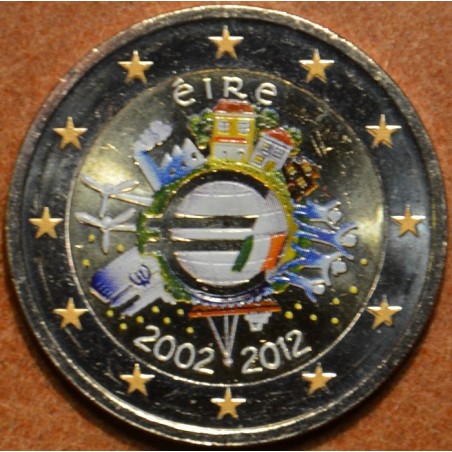 euroerme érme 2 Euro Írország 2012 - Az Euro 10. évfordulója (színe...