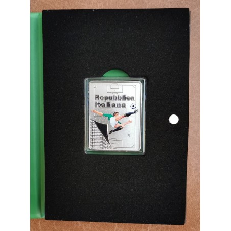 eurocoin eurocoins 5 Euro Italy 2022 - Panini green (Proof)