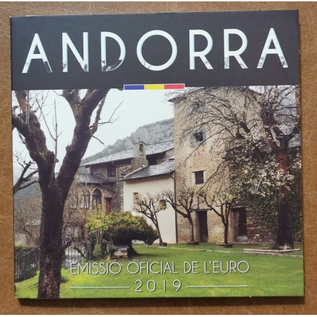 eurocoin eurocoins Set of 8 Euro coins Andorra 2019 (BU)