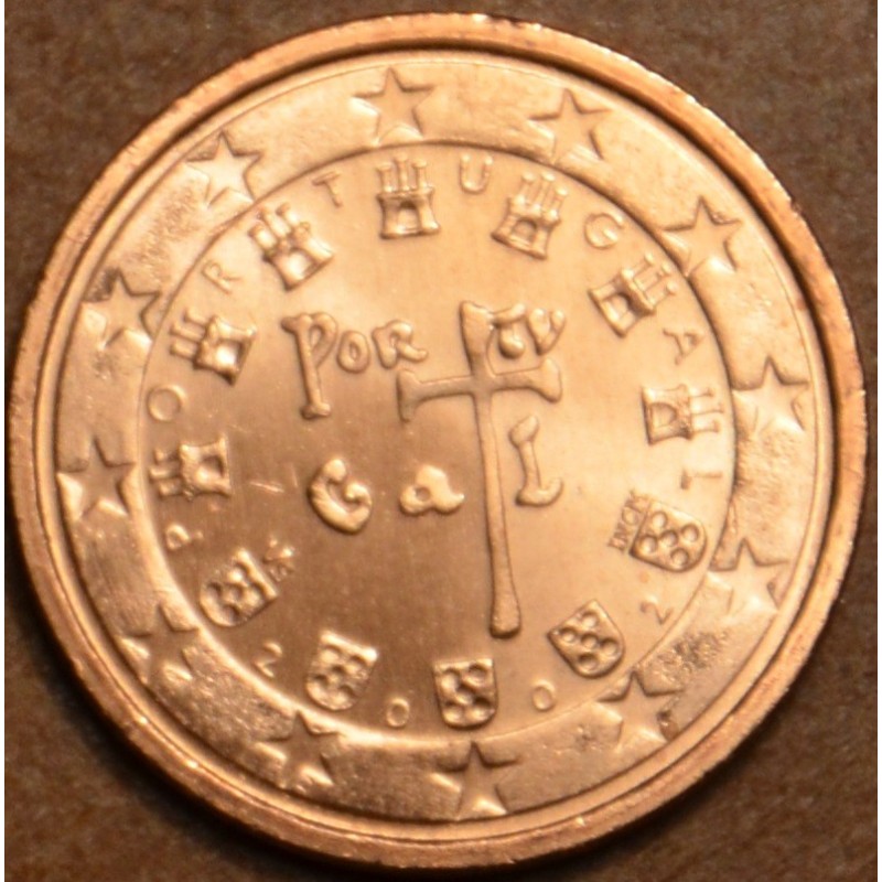 euroerme érme 1 cent Portugália 2002 (UNC)