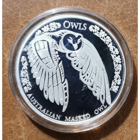 eurocoin eurocoins 5 dollars Tokelau 2022 - Masked Owl (1 oz. Ag)