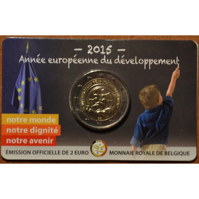 eurocoin eurocoins 2 Euro Belgium 2015 - European Year for Developm...
