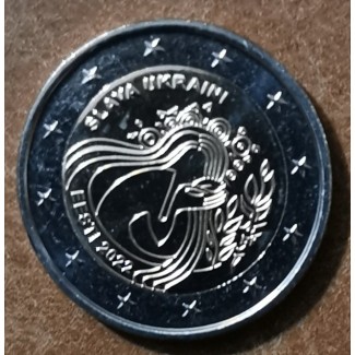 Euromince mince 2 Euro Estónsko 2022 - Ukrajina a sloboda (UNC)