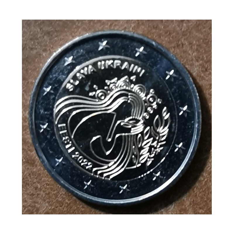 eurocoin eurocoins 2 Euro Estonia 2022 - Ukraine and freedom (UNC)