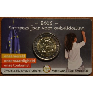 eurocoin eurocoins 2 Euro Belgium 2015 - European Year for Developm...