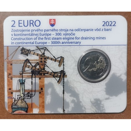 euroerme érme 2 Euro Szlovákia 2022 - Potter atmoszférikus gőzgépe ...