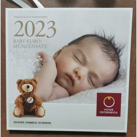 euroerme érme Ausztria 2023 forgalmi sor baby (BU)