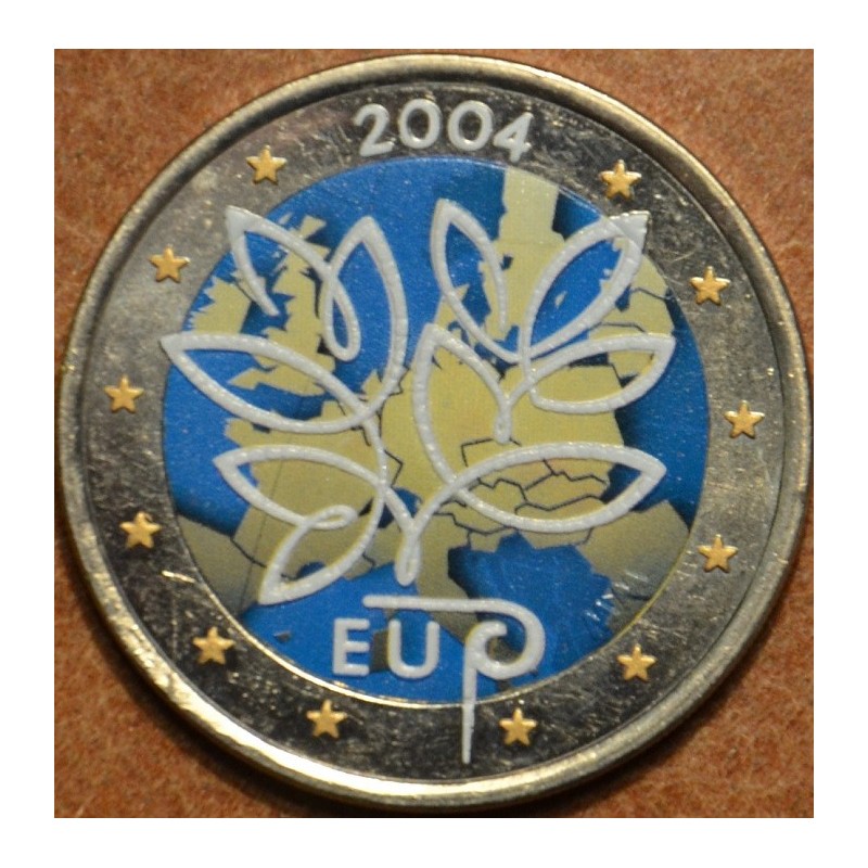 Euromince mince 2 Euro Fínsko 2004 - Rozšírenie EU o 10 nových kraj...