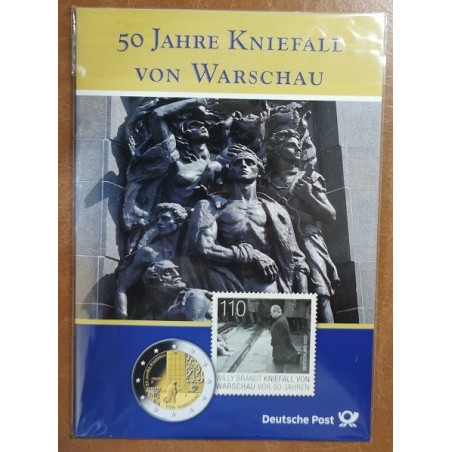 eurocoin eurocoins 2 Euro Germany \\"ADFGJ\\" 2020 - 50 years of th...