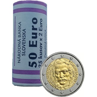 Euromince mince 2 Euro Slovensko 2015 - Ľudovít Štúr (25xUNC)