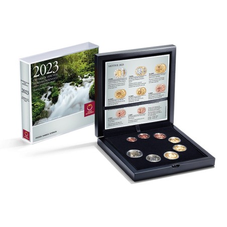 eurocoin eurocoins Austria 2023 set of 8 coins (Proof)