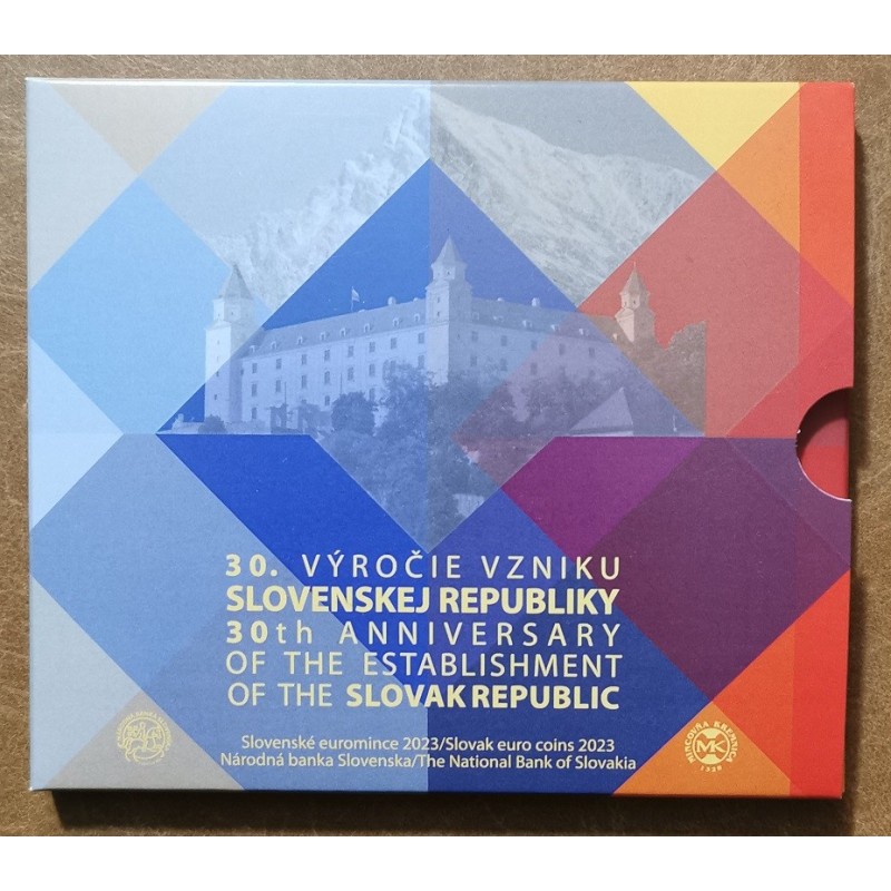 eurocoin eurocoins Slovakia 2023 set of coins - 30 years of Slovak ...