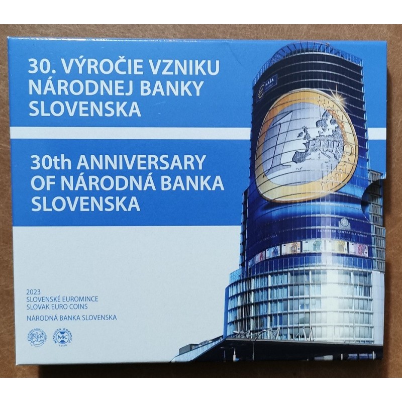 Euromince mince Slovensko 2023 sada mincí - 30. výročie NBS (BU)