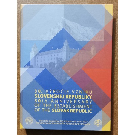 Euromince mince Slovensko 2023 sada mincí - 30. výročie vzniku SR (...