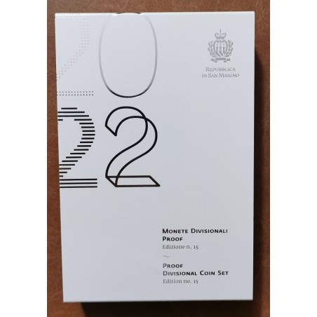 Euromince mince San Marino 2022 sada 10 mincí (Proof)