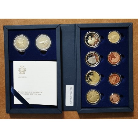 eurocoin eurocoins San Marino 2022 set of 10 coins (Proof)