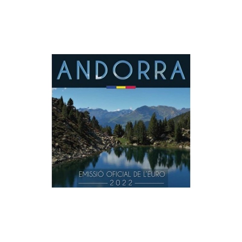Euromince mince Sada 8 mincí Andorra 2022 (BU)