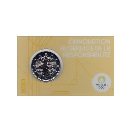Euromince mince 2 Euro Francúzsko 2023 - Olympijské hry Paríž 2024 ...