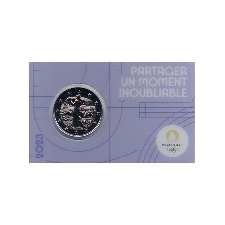 eurocoin eurocoins 2 Euro France 2023 - Paris 2024 Olympic Games (p...