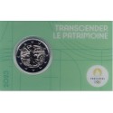 2 Euro France 2023 - Paris 2024 Olympic Games (green BU card)