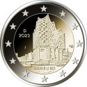 2 Euro Germany 2023 "D"  - Hamburg (UNC)