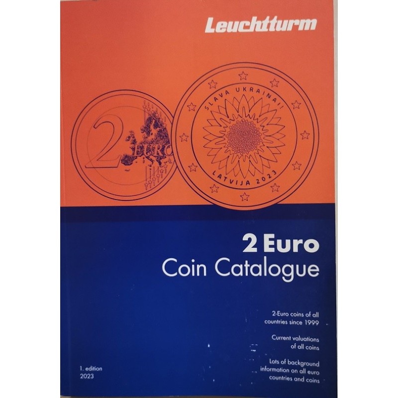 eurocoin eurocoins Leuchtturm Catalogue of 2 Euro 2023 in English l...