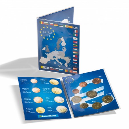 eurocoin eurocoins Coin card for 1 Euro coin set