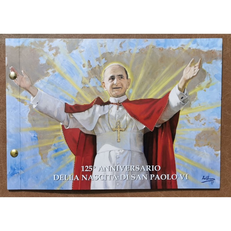 eurocoin eurocoins 2 Euro Vatican 2022 - Pope Paulus VI. (Numisbrief)