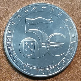 euroerme érme 5 Euro Portugália 2022 - Az Euro 20 éve (UNC)