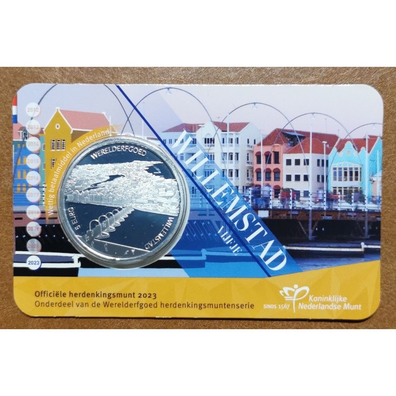 euroerme érme 5 Euro Hollandia 2023 - Willemstad (UNC)