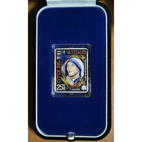 eurocoin eurocoins 25 Euro Vatican 2022 - Mother Teresa (Proof)