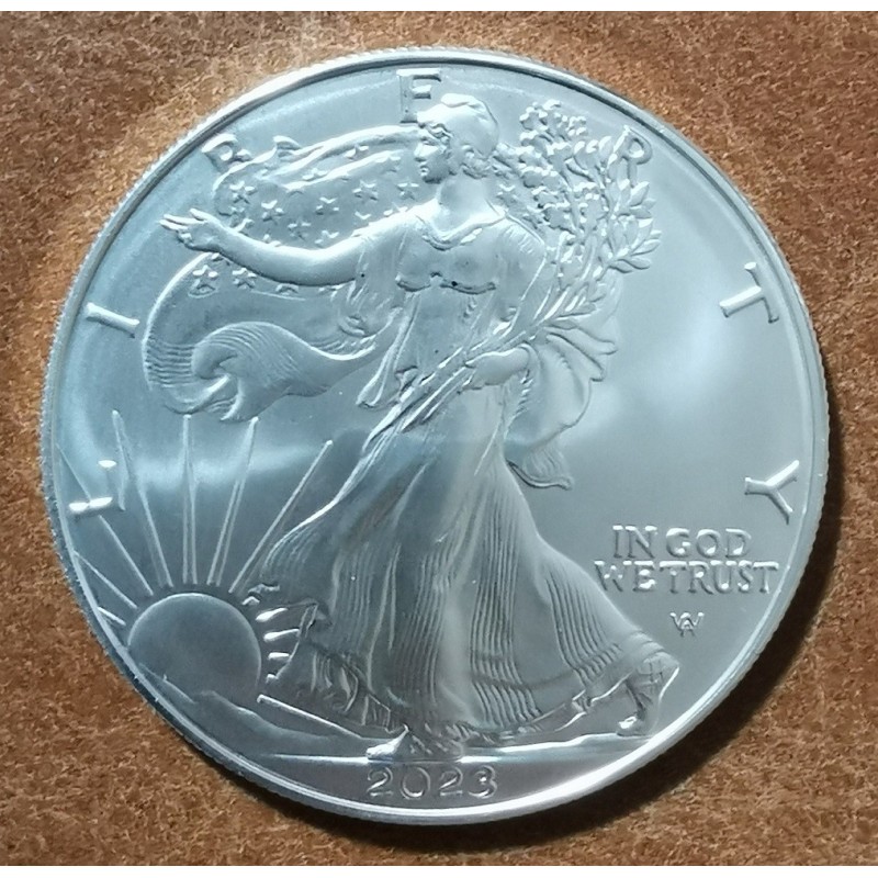 Euromince mince 1 dolár USA 2023 American Eagle (1 oz. Ag)