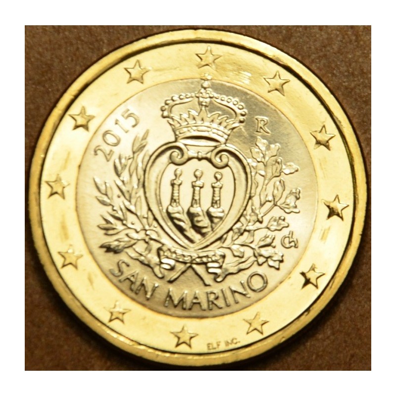 Euromince mince 1 Euro San Marino 2015 (UNC)