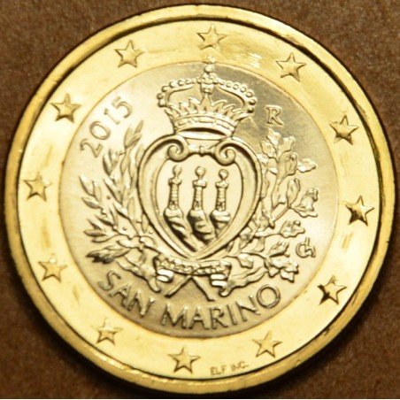 eurocoin eurocoins 1 Euro San Marino 2015 (UNC)
