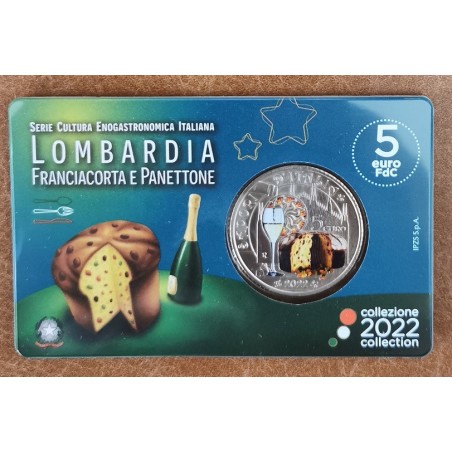 euroerme érme 5 Euro Olaszország 2022 - Lombardia: Franciacorta és ...