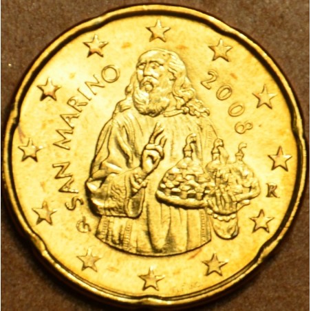 eurocoin eurocoins 20 cent San Marino 2008 (UNC)