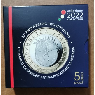 euroerme érme 5 Euro Olaszország 2022 - A pénzhamisítás elleni harc...