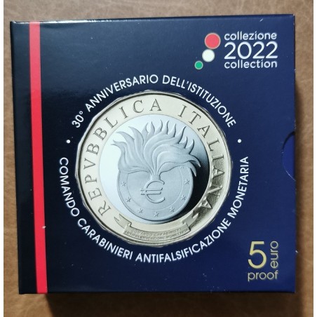 euroerme érme 5 Euro Olaszország 2022 - A pénzhamisítás elleni harc...