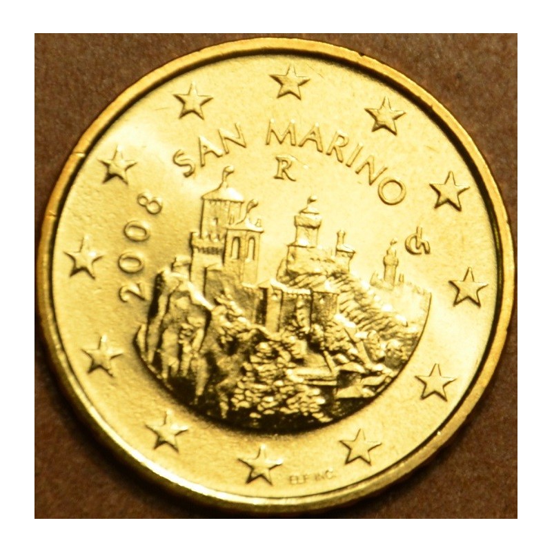 euroerme érme 50 cent San Marino 2008 (UNC)