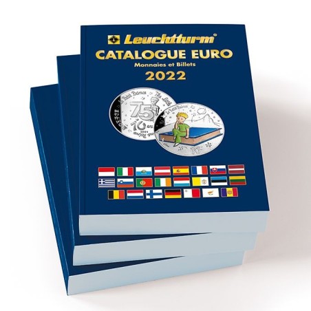 eurocoin eurocoins Leuchtturm Catalogue of Euro 2022 in French lang.