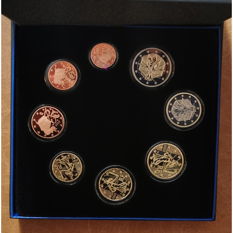 Euromince mince Francúzsko 2022 sada 8 euromincí (Proof)