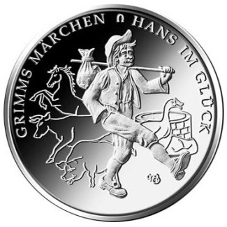 Euromince mince 20 Euro Nemecko 2023 - Šťastný Janko (UNC)