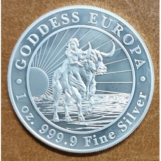 5000 francs Tchad 2023 - Goddess Europa (1 oz. Ag)