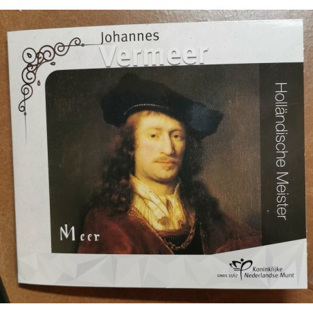 Euromince mince Holandsko 2023 WMF sada 8 mincí - Johannes Vermeer ...