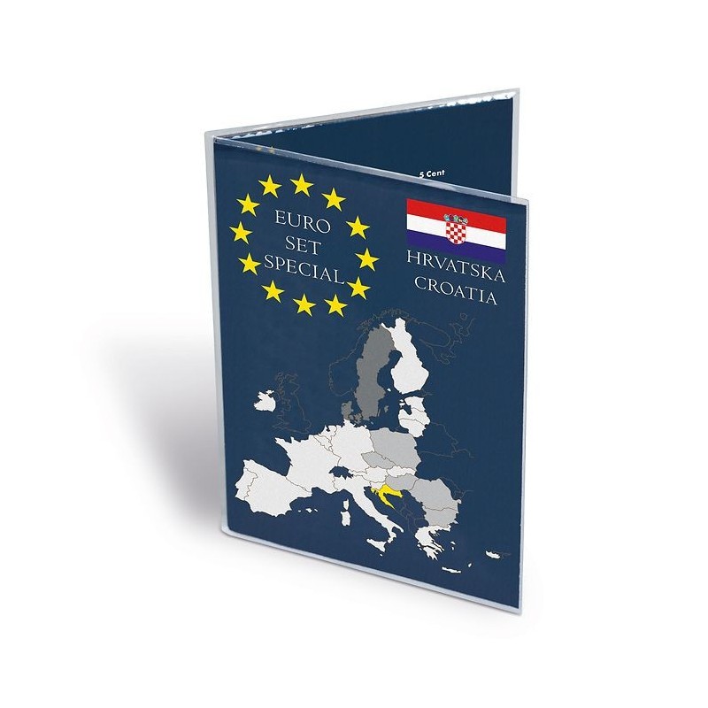 euroerme érme Papír tok Horvát forgalmi sorra (8 db érme)