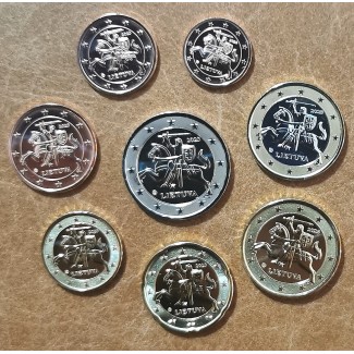 Lithuania 2023 set of 8 coins (UNC)