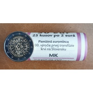 euroerme érme 2 Euro Szlovákia 2023 - Az első vérátömlesztés Szlová...