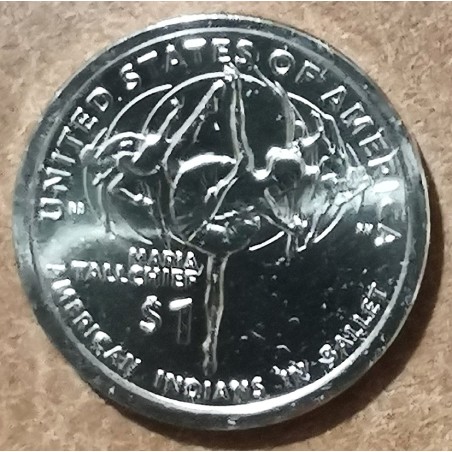 Euromince mince 1 dollar USA 2023 Maria Tallchief \\"D\\" (UNC)