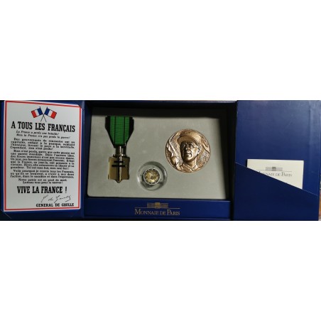 Euromince mince 2 Euro Francúzsko 2010 - 70. výročie výzvy generála...